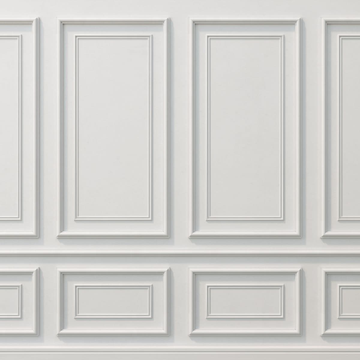 Modern Grand Living Room Moulding Wallpaper pattern detail