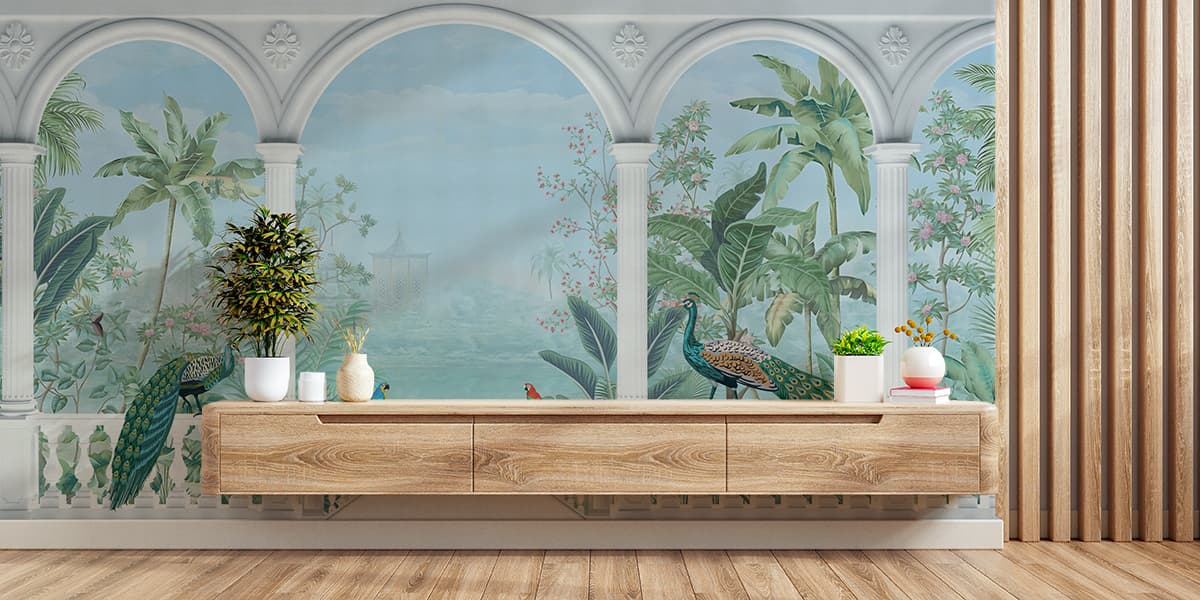 Indian Marvels Mosaic Wallpaper