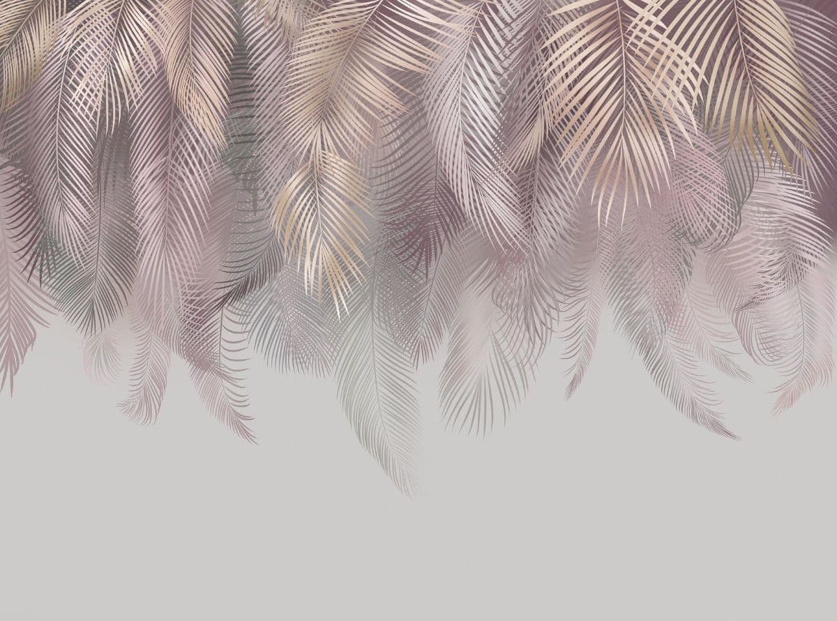 Talipatra, Palm Leaves Fresco Wallpaper for Wall pattern detail